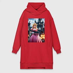 Женская толстовка-платье Принцесса Пич с автоматом