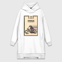 Женская толстовка-платье Мотоцикл Yamaha