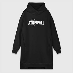 Женская толстовка-платье Atomfall logo