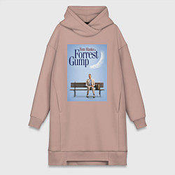 Женская толстовка-платье Forrest Gump - Tom is on the bench