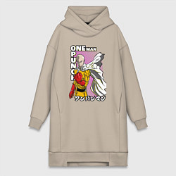 Женская толстовка-платье One-Punch Man Ванпанч