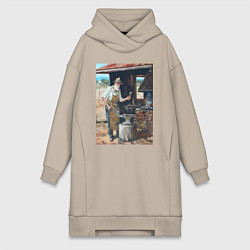 Женская толстовка-платье Металлург