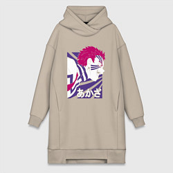 Женская толстовка-платье Клинок рассекающий демонов Акадза