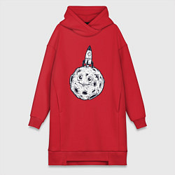 Женская толстовка-платье Добрая Луна