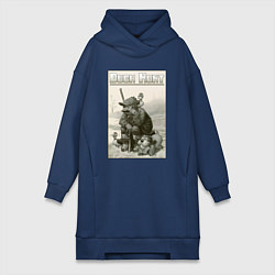 Женская толстовка-платье Duck hunt - hunter