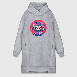 Женская толстовка-платье Ниндзя и данго