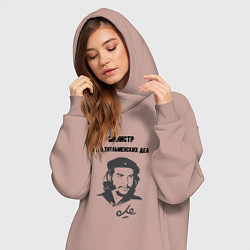 Женское худи-платье Министр неджентльменских дел, цвет: пыльно-розовый — фото 2