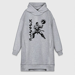 Женская толстовка-платье Karate fighter