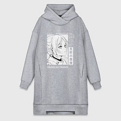 Женская толстовка-платье Взгляд Фрирен - Sousou no Frieren
