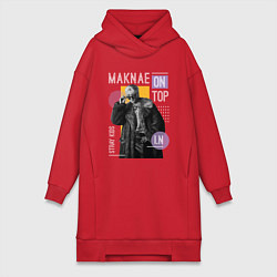 Женская толстовка-платье Stray kids Maknae on top IN