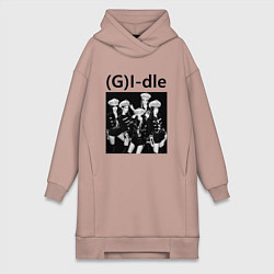 Женская толстовка-платье G I-dle группа в стиле империи