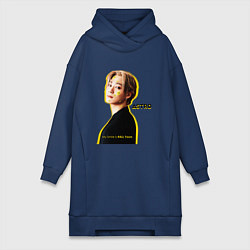 Женская толстовка-платье Улыбка astro