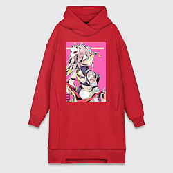 Женская толстовка-платье Геншин Яэ Мико Гудзи Яэ