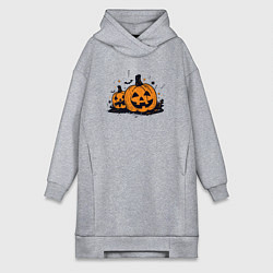 Женская толстовка-платье Pumpkins