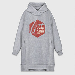 Женская толстовка-платье New York hyped