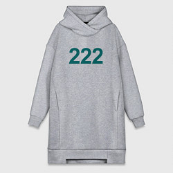 Женская толстовка-платье 222 - Игра в кальмара