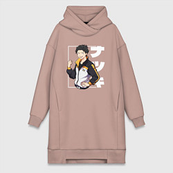 Женская толстовка-платье Re:Zero Нацуки Субару