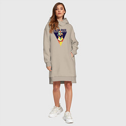 Женское худи-платье Крис Пол, цвет: миндальный — фото 2