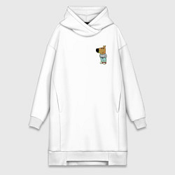 Женская толстовка-платье Just a chill guy
