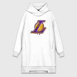 Женская толстовка-платье Lakers team