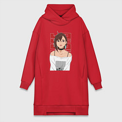 Женская толстовка-платье Дандадан: Момо