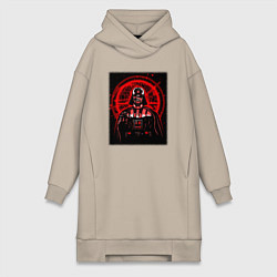 Женская толстовка-платье Звезда смерти Дарт Вейдер