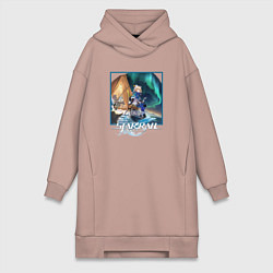 Женская толстовка-платье Рысь Ландау