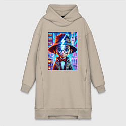 Женская толстовка-платье Гарри Поттер юниор - неоновое свечение