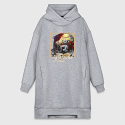 Женская толстовка-платье Авантюрин