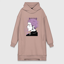 Женская толстовка-платье Токийские мстители Такаши Мицуя
