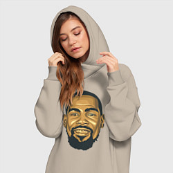 Женское худи-платье Дюрант, цвет: миндальный — фото 2