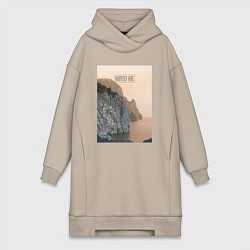 Женская толстовка-платье Горная душа