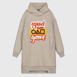 Женская толстовка-платье Squid game style
