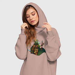 Женское худи-платье Верминтайд 2 - Кериллиан из Warhammer, цвет: пыльно-розовый — фото 2