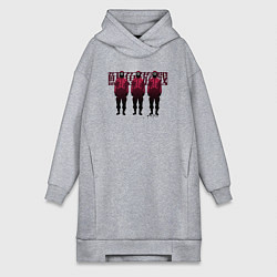 Женская толстовка-платье Три солдата