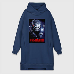 Женская толстовка-платье Predator in the helmet