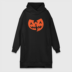 Женское худи-платье Wu-Tang halloween, цвет: черный