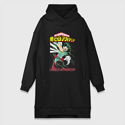 Женская толстовка-платье Моя геройская академия Деку