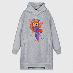 Женская толстовка-платье Rescue rangers - Gadget Hackwrench