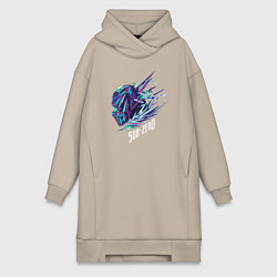 Женская толстовка-платье Саб-Зиро Мортал Комбат