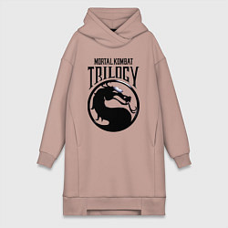 Женская толстовка-платье Mortal kombat trilogy