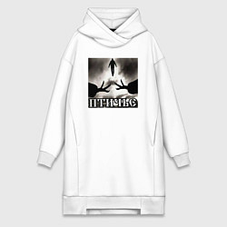 Женская толстовка-платье Людское