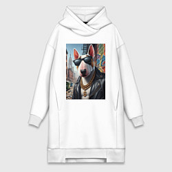 Женская толстовка-платье Булли - смотрящий района