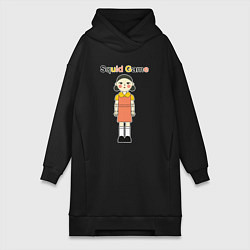 Женская толстовка-платье Doll squid game