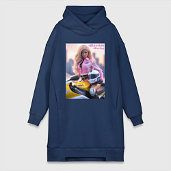Женская толстовка-платье Barbie racing - Kawasaki Ninja