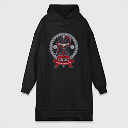 Женская толстовка-платье Держать небо сохранять землю