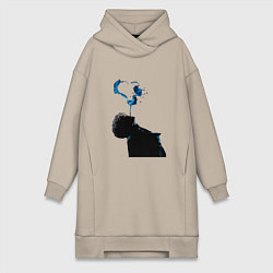 Женская толстовка-платье Три дня дождя постер