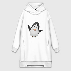 Женская толстовка-платье Cartoon penguin