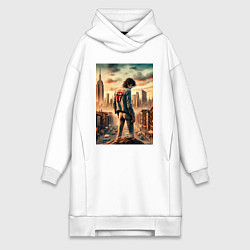 Женская толстовка-платье Mick Jagger is the world legend