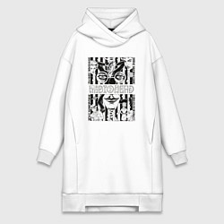 Женская толстовка-платье Radiohead band rock